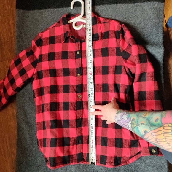 Lined Small Woolrich flannel ladies Pemberton insulated jacket button down - Picture 9 of 9